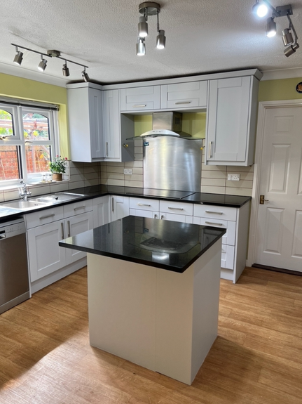 Hand painted kitchen Hayling Island